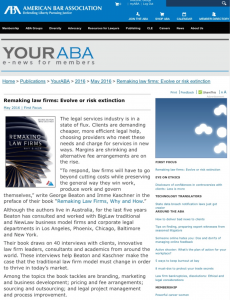 May 2016 ABA e-News RLF for post